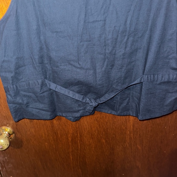 VTG Casey & Max Womens Blue Corduroy Vest Fall Autumn Size Large - Picture 7 of 7